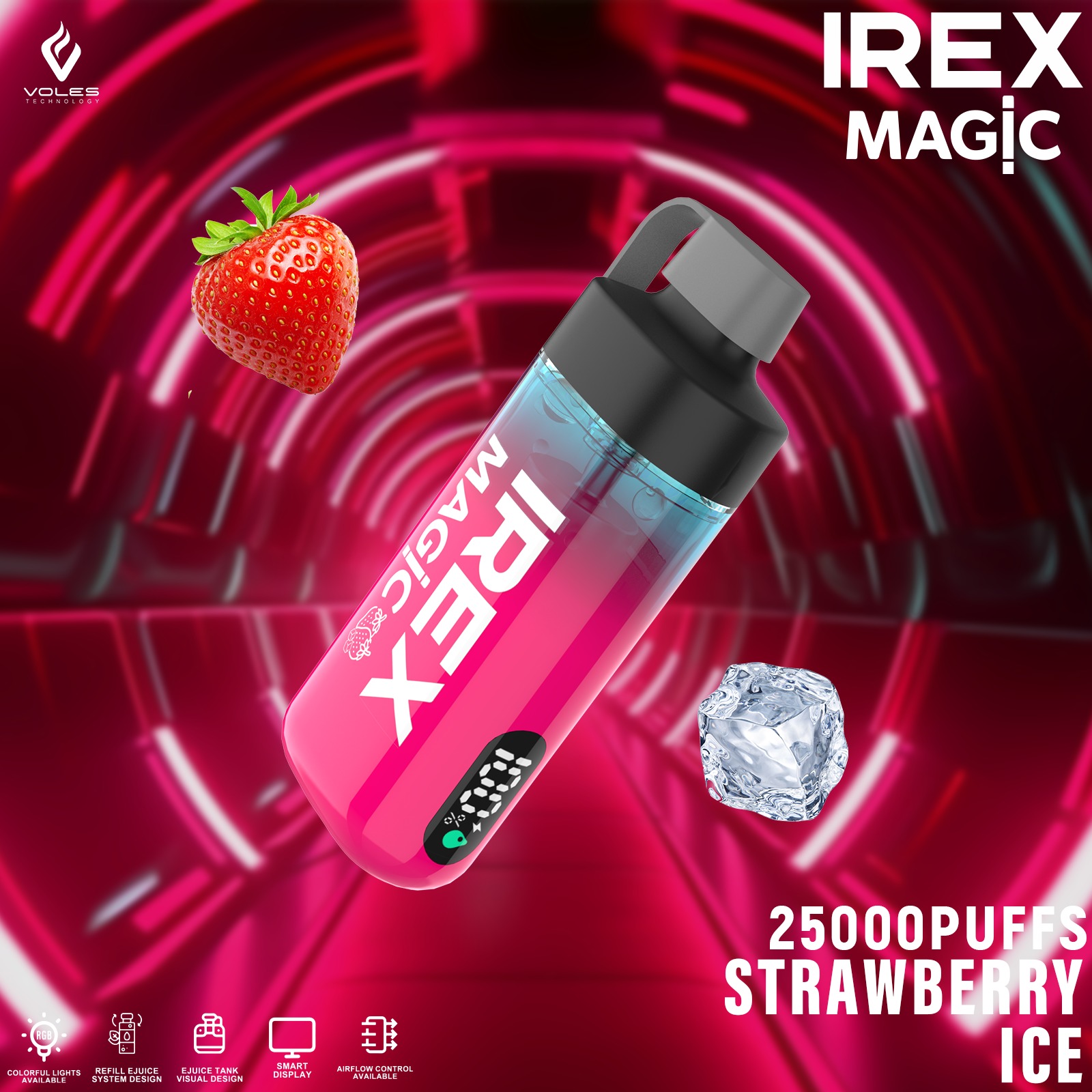 IREX Magic 25000 | Strawberry Ice
