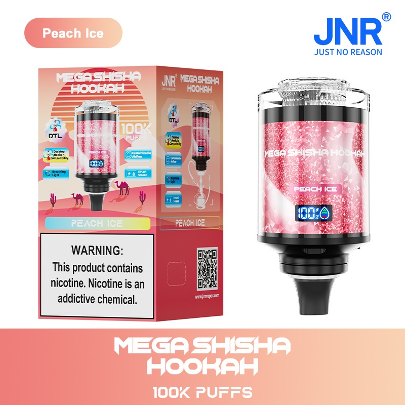 JNR Mega Shisha Hookah | Peach Ice